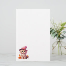 Niedlich Kitten in Pink Stationery Briefpapier