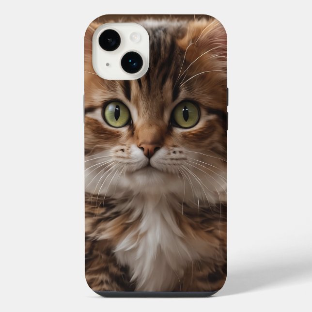 Niedlich Kitten iPhone Hülle (Rückseite)