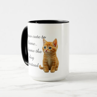 Niedlich Kitten Keramik Tasse