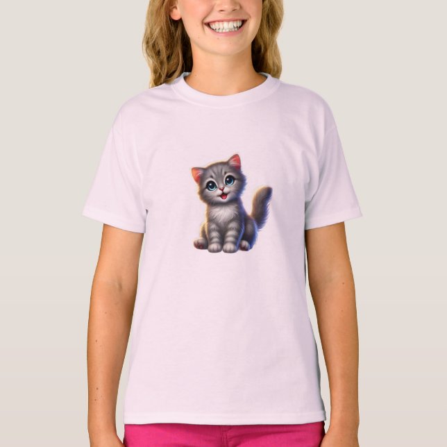 Niedlich Kitten Kits T - Shirt (Vorderseite)