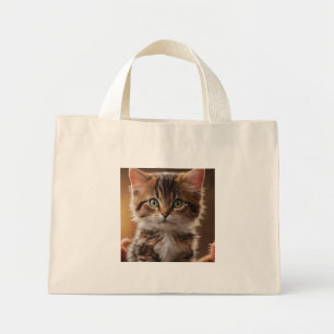 Niedlich Kitten Mini Stoffbeutel