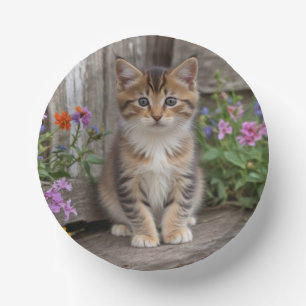 Niedlich Kitten Pappteller