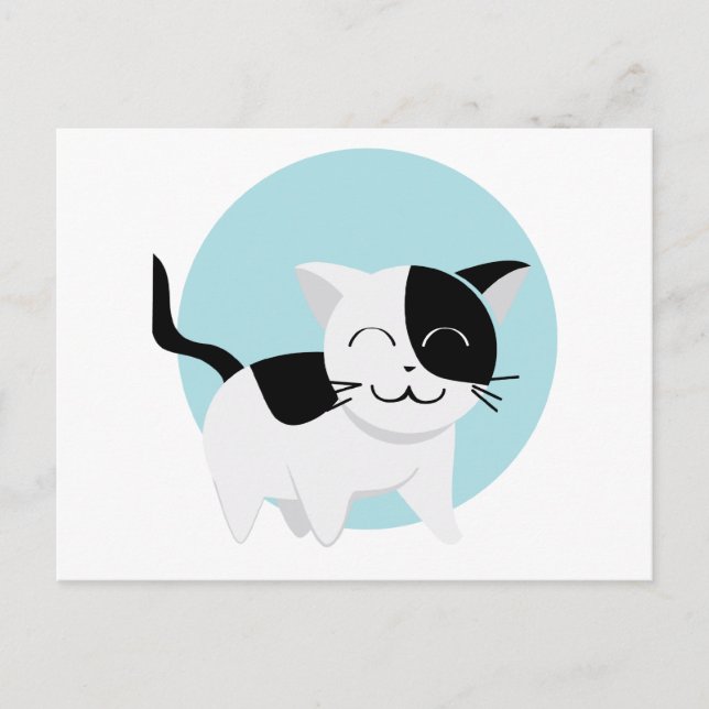 Niedlich Kitten Postkarte (Vorderseite)