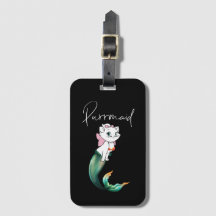 Niedlich Kitten Purrmaid - Fun Mermaid Cat Design
