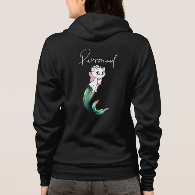 Niedlich Kitten Purrmaid - Fun Mermaid Cat Design Hoodie (Rückseite)
