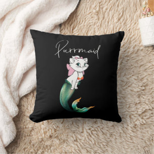Niedlich Kitten Purrmaid - Fun Mermaid Cat Design Kissen