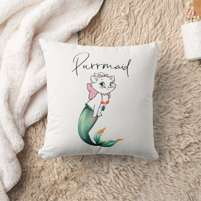 Niedlich Kitten Purrmaid - Fun Mermaid Cat Design Kissen (Decke)