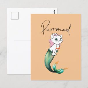 Niedlich Kitten Purrmaid - Fun Mermaid Cat Design Postkarte