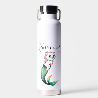 Niedlich Kitten Purrmaid - Fun Mermaid Cat Design Trinkflasche