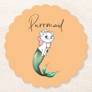 Niedlich Kitten Purrmaid - Fun Mermaid Cat Design Untersetzer