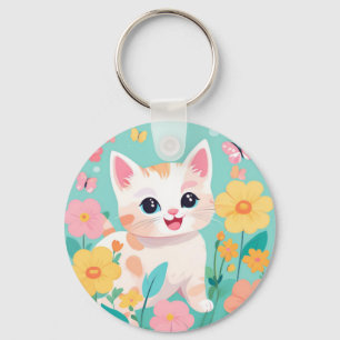 Niedlich Kitten Schlüsselanhänger