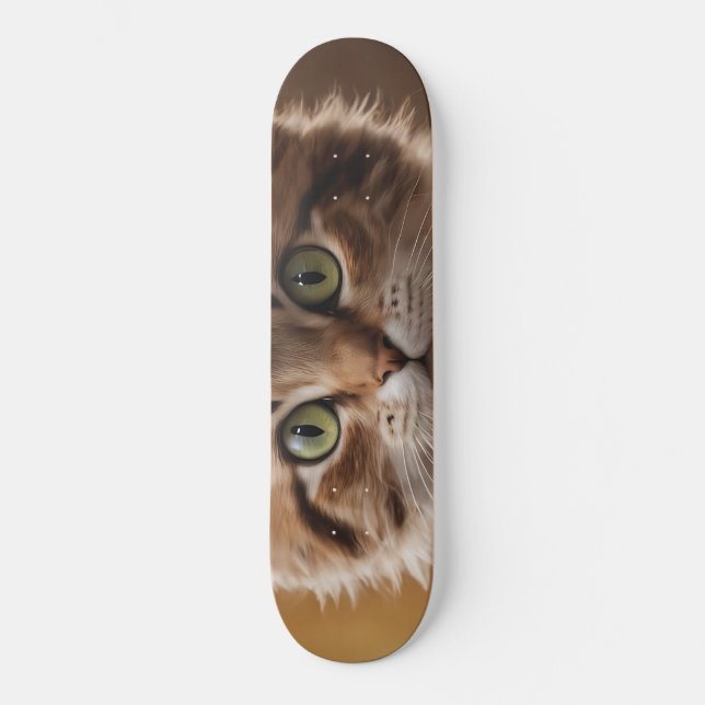 Niedlich Kitten Skateboard (Vorderseite)