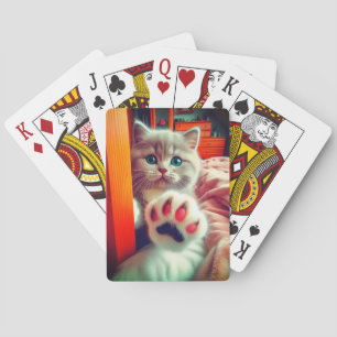 Niedlich Kitten Spielkarten