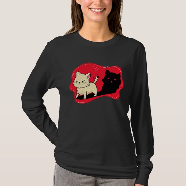Niedlich Kitten T-Shirt (Vorderseite)