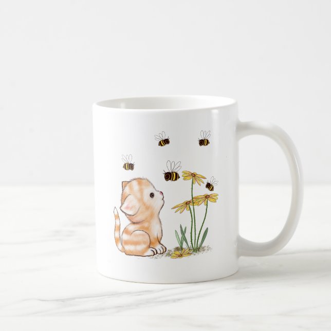 Niedlich Kitten Tasse (Rechts)