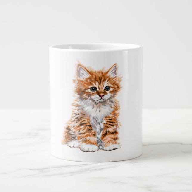 Niedlich Kitten Tasse - Sweet - Painting (Vorderseite)