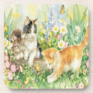 Niedlich Kitten Untersetzer