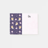 Niedlich Kitty Cat Astronauten Muster