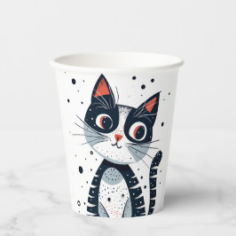 Niedlich Kitty Cat Baby Dusche Pappbecher