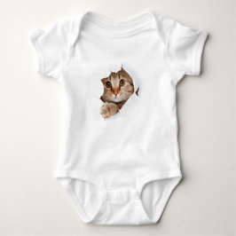 Niedlich Kitty Cat Baby T - Shirt - Personalisiert