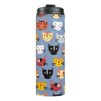 Niedlich Kitty Cat Blue