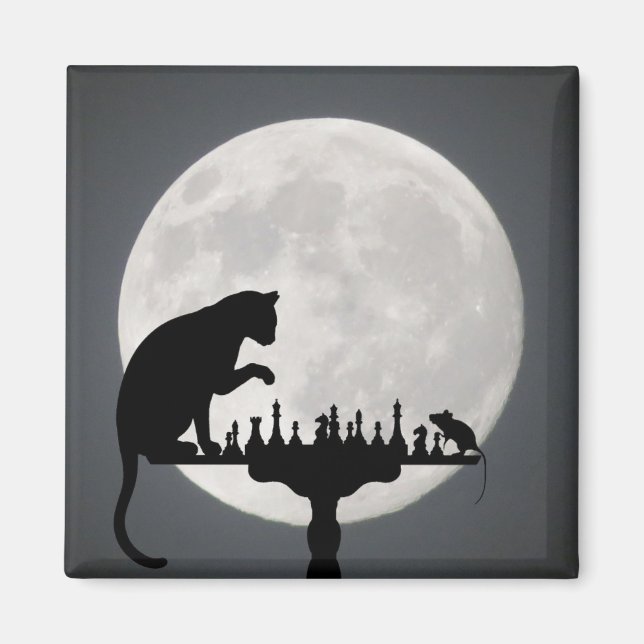 Niedlich Kitty Cat Magnet (Vorne)