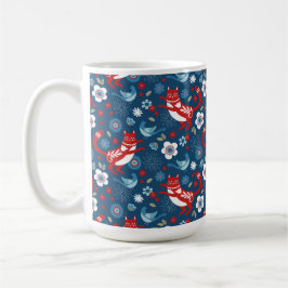 Niedlich Kitty Cat Pattern Kaffeetasse