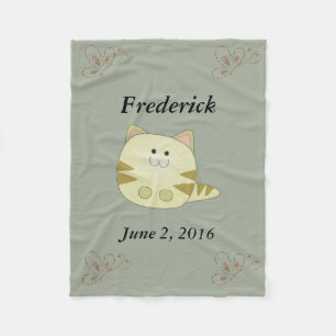Niedlich Kitty Cat Personalisiert Fleece Blanket