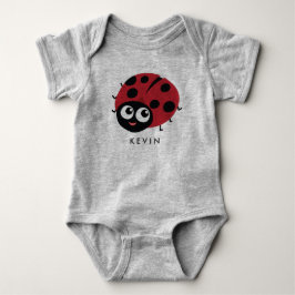 Niedlich-Kleine-Kadybug Personalisiert Baby Strampler