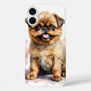 NIEDLICH KLEINE TAN BRÜSSEL GRIFFON DOG iPhone 16 PLUS HÜLLE