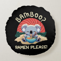 Niedlich Koala aß Ramen Vintag Sunshine