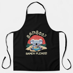 Niedlich Koala aß Ramen Vintag Sunshine Schürze