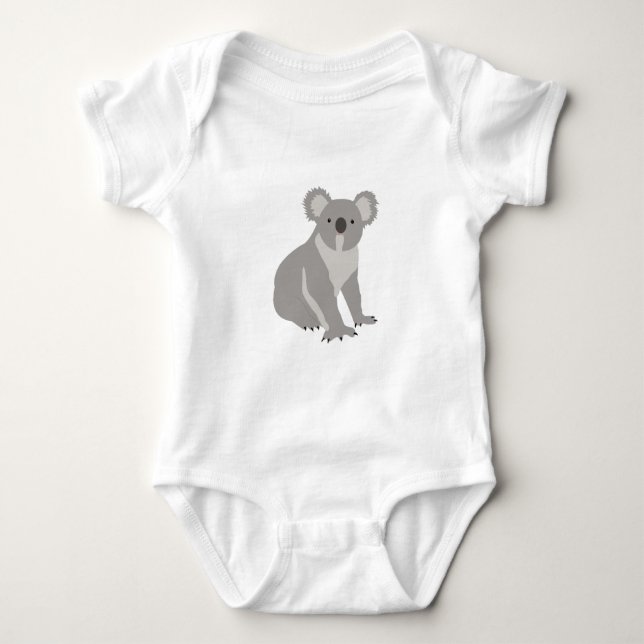 Niedlich Koala Australian Animal Baby Strampler (Vorderseite)