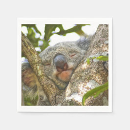 Niedlich Koala Bear Napkins Serviette