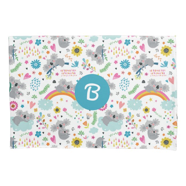 Niedlich Koala Bear Pillowcase Kissenbezug (Vorderseite)