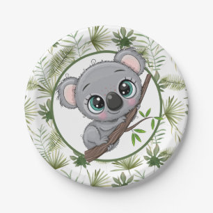 Niedlich Koala Cub Pappteller