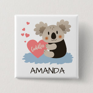 Niedlich Koala Cuddles ID386 Button