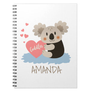 Niedlich Koala Cuddles ID386 Notizblock