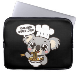 Niedlich Koala genießt Ramen Laptopschutzhülle