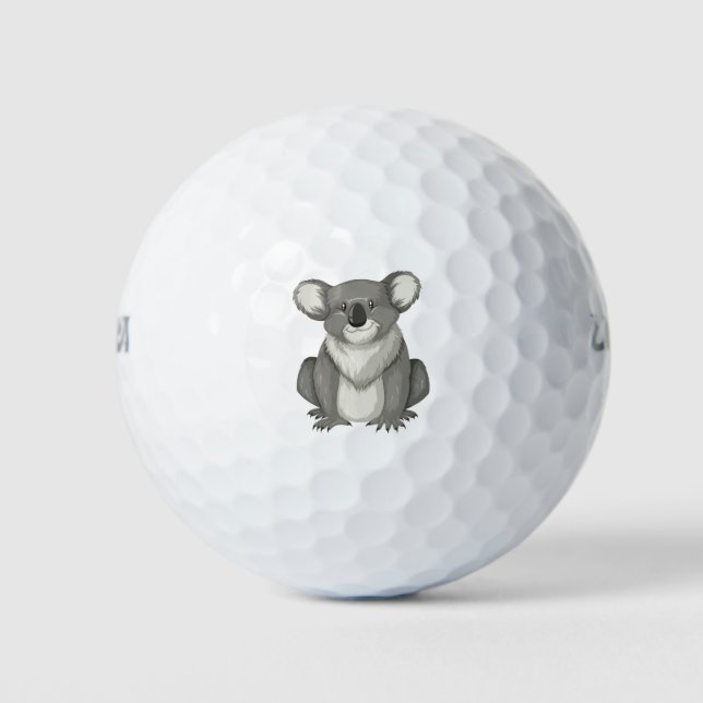 Niedlich koala golfball (Vorderseite)