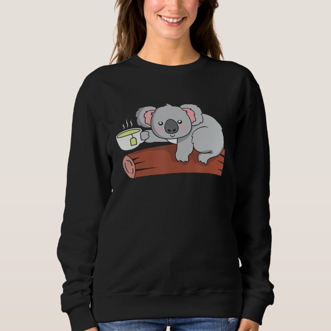 Niedlich Koala Green Tee Lover Funny Koala Bear Lo (Vorderseite)
