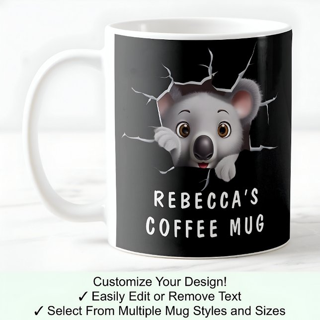 Niedlich Koala in einer Tasse! Neuheit für Koala L Kaffeetasse (Von Creator hochgeladen)