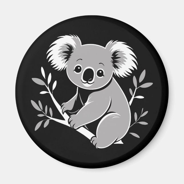 Niedlich Koala Magnet (Vorne)