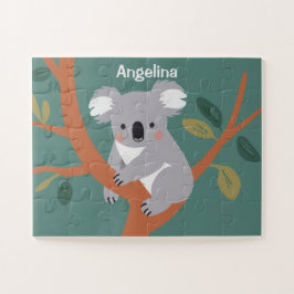 Niedlich Koala Personalisiert Kids Puzzle