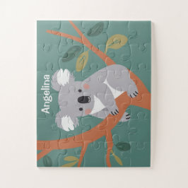 Niedlich Koala Personalisiert Kids Puzzle