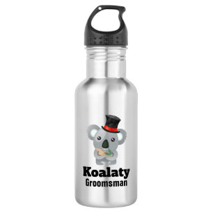 Niedlich Koala Pun Koalaty Trauzeuge Trinkflasche