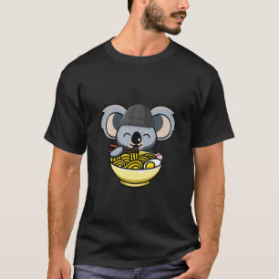 Niedlich Koala Ramen, Koala Ramen Anime Kawaii Nek T-Shirt