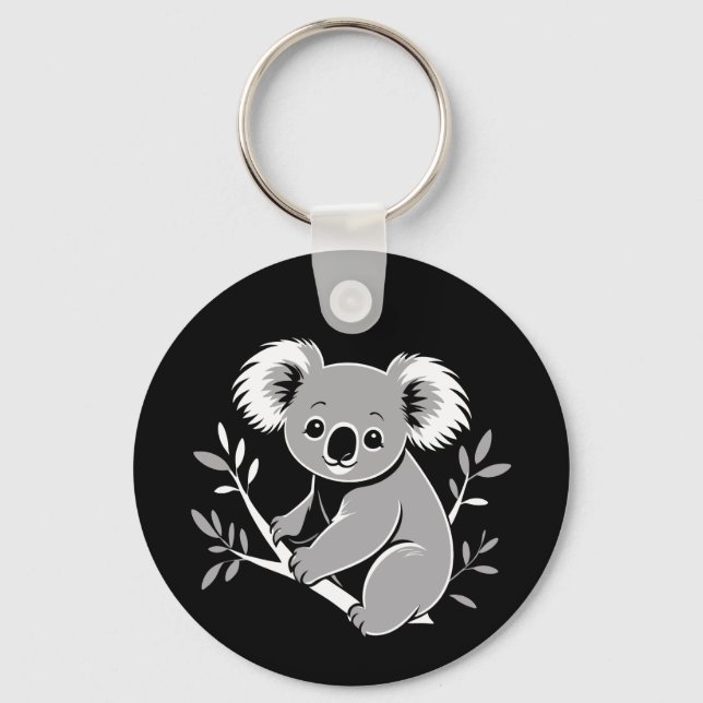Niedlich Koala Schlüsselanhänger (Vorderseite)