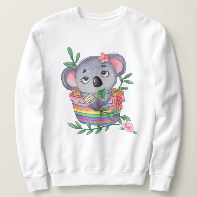 Niedlich Koala Sweatshirt (Design vorne)