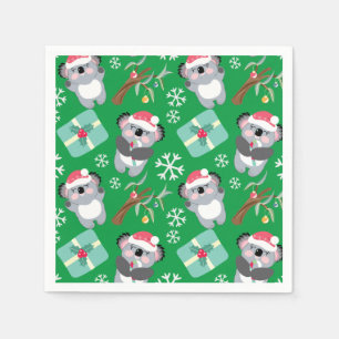 Niedlich Koala Weihnachten Serviette